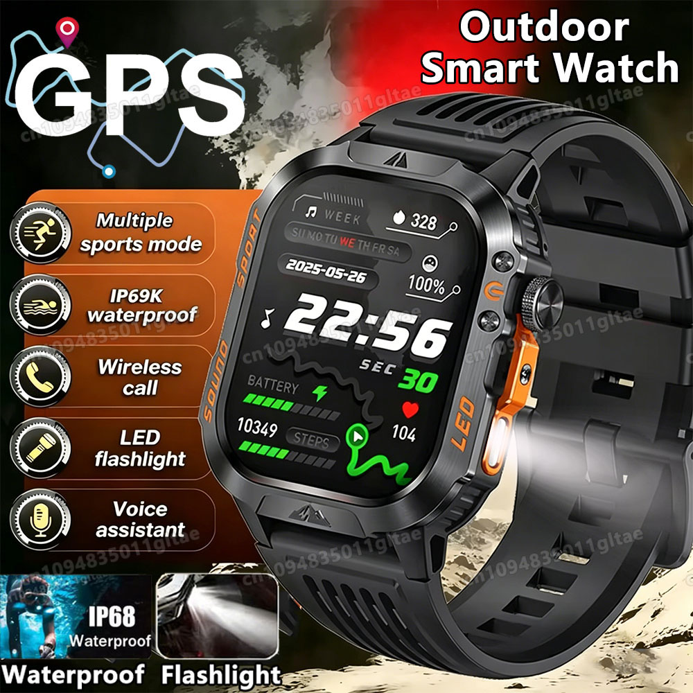 Gps Running Watch - 2026 New Military Smart Watch Men