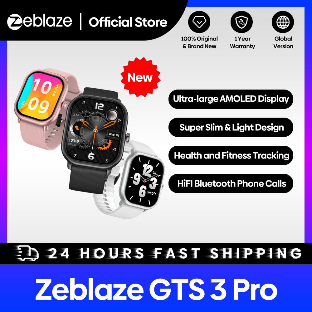 Gps Running Watch - New Zeblaze GTS 3 Pro Voice