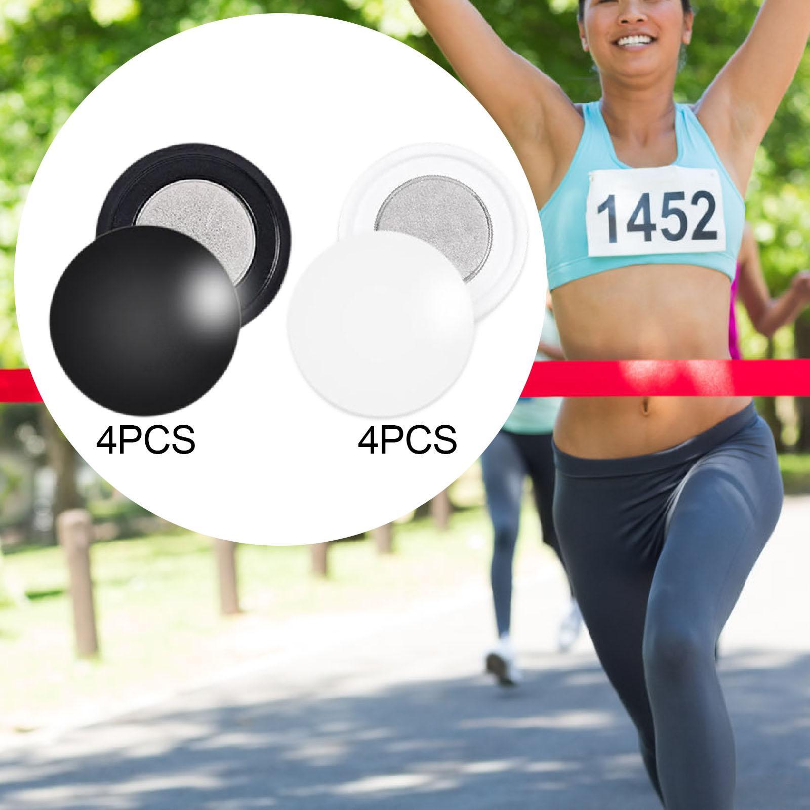 4 Pair Magnetic Race Bib Clips - Running Gear Competition ulasan dan harga