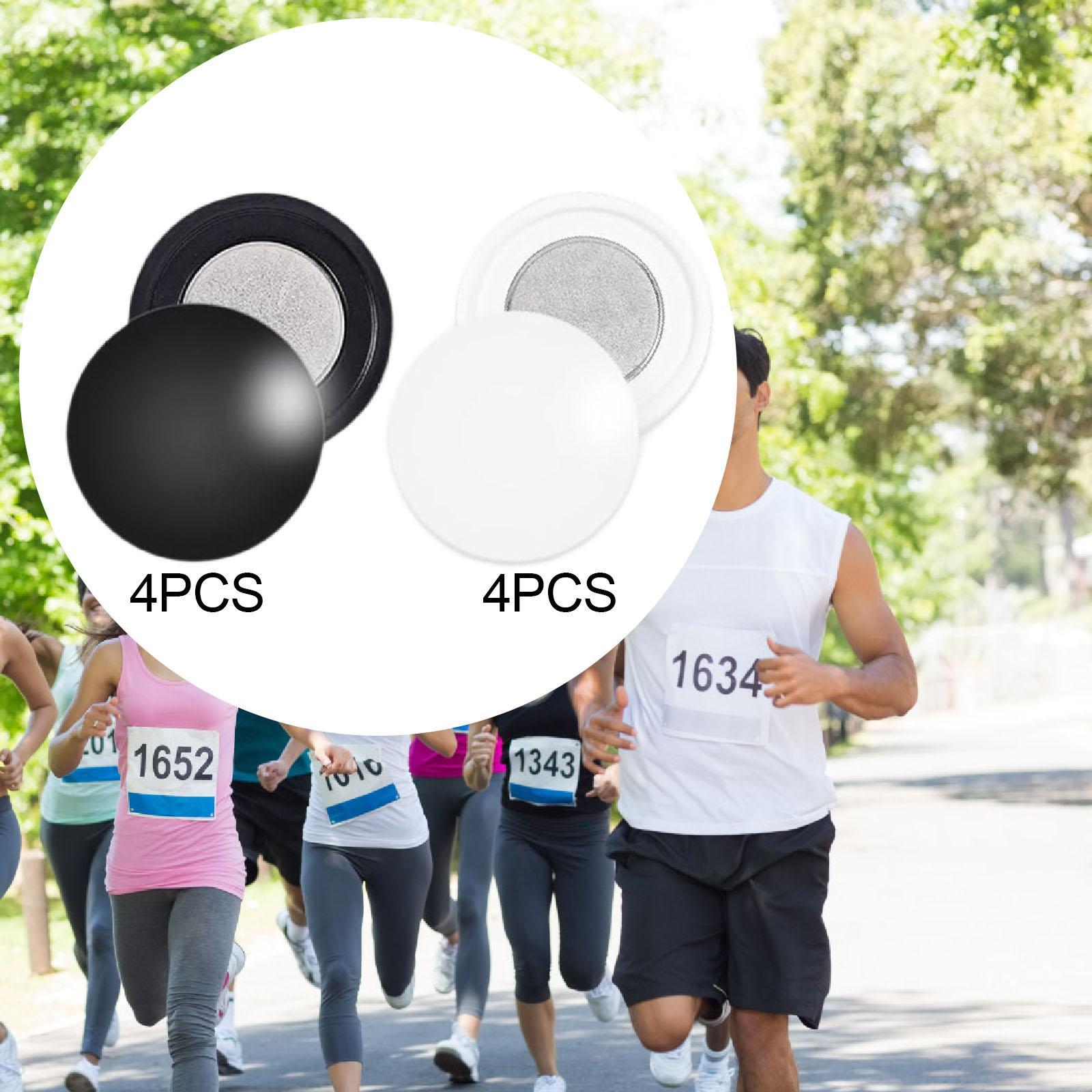 4 Pair Magnetic Race Bib Clips - Running Gear Competition ulasan dan harga