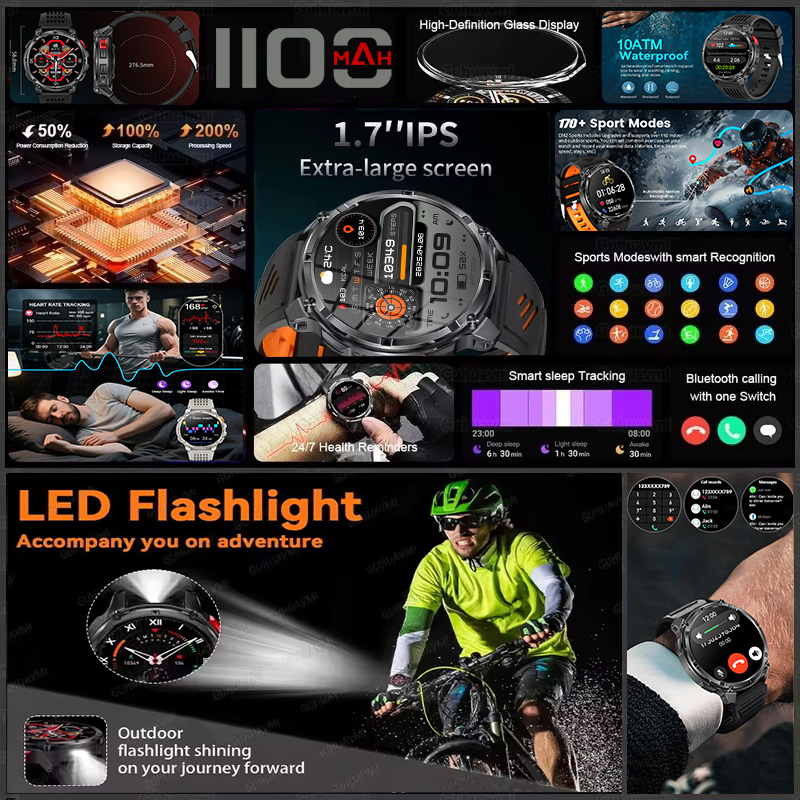 T-REX 3 Military Smartwatch Me - Gps Running Watch ulasan dan harga