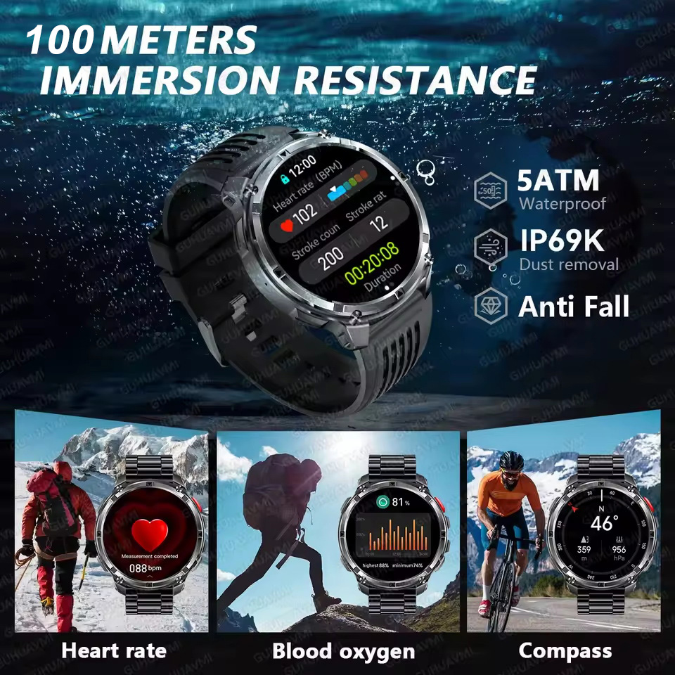 T-REX 3 Military Smartwatch Me - Gps Running Watch ulasan dan harga