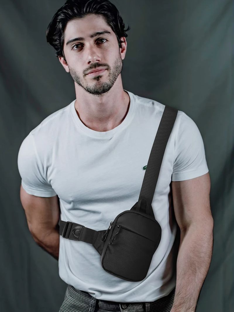 Casual Men Shoulder Chest Bag  - Running Gear Backpack ulasan dan harga