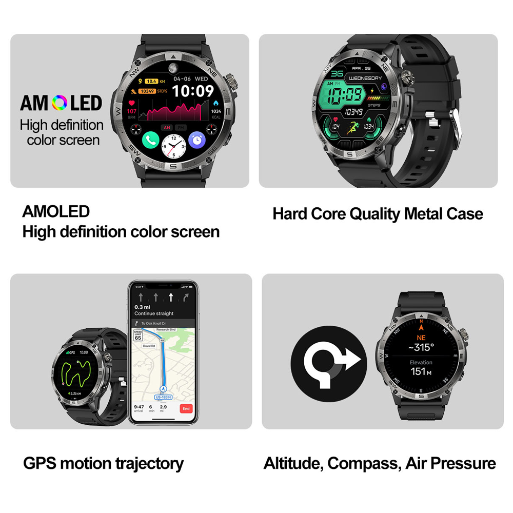NORTH EDGE GPS Sports Smart Wa - Gps Running Watch ulasan dan harga