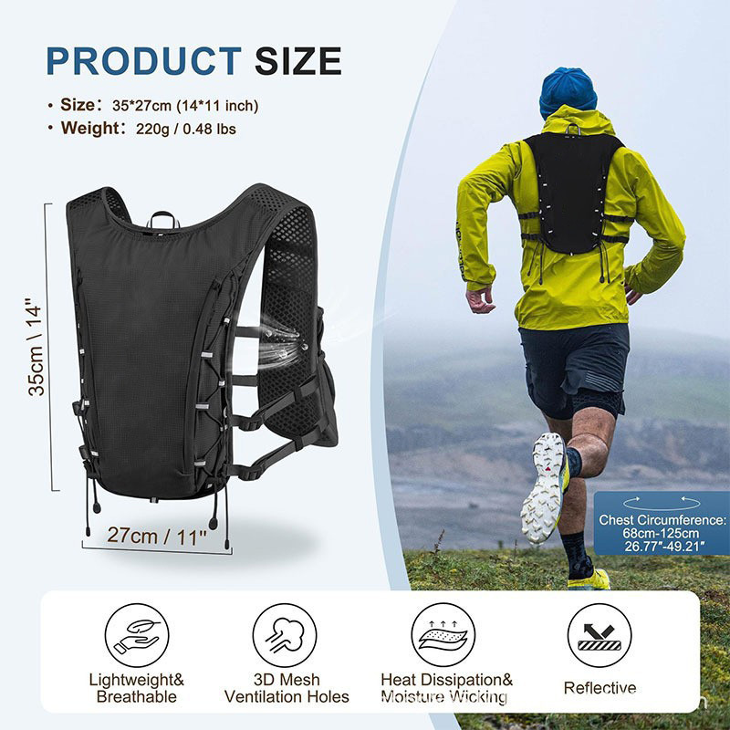 Hydration vest, cross-country  - Running Gear Competition ulasan dan harga