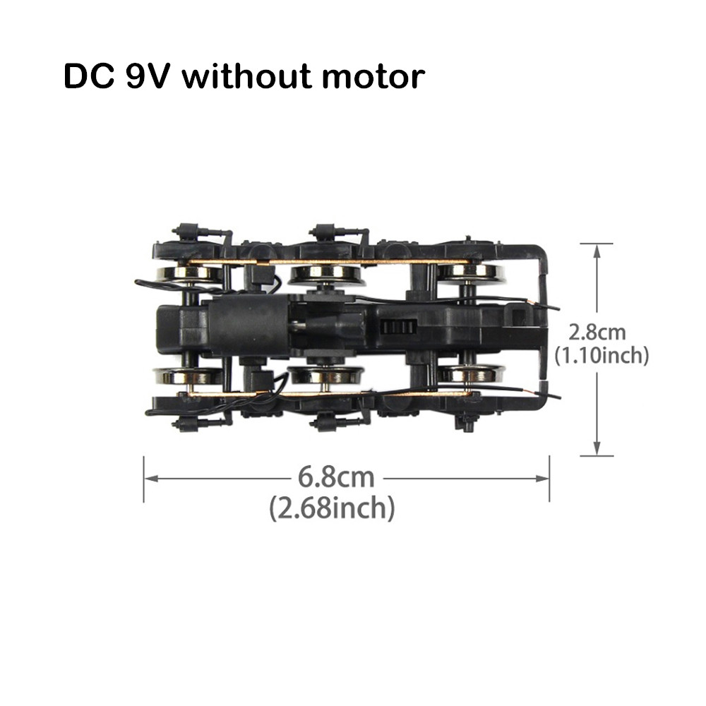 Model Train Powered Bogie Asse - Running Gear Railway ulasan dan harga