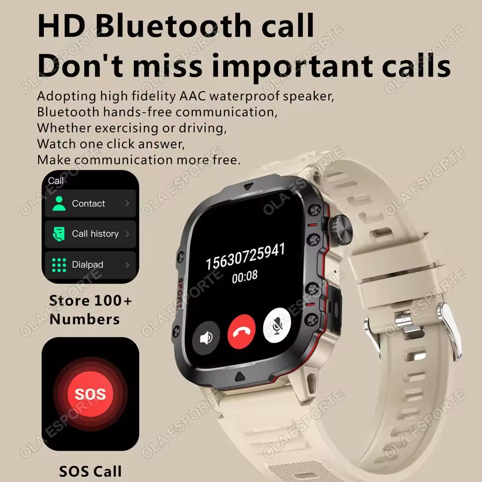 2026 New Military Smart Watch  - Gps Running Watch ulasan dan harga