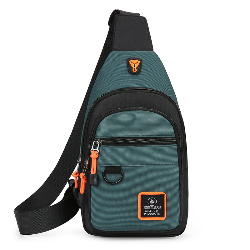 Casual Men Chest Bag Nylon Sma - Running Gear Backpack ulasan dan harga