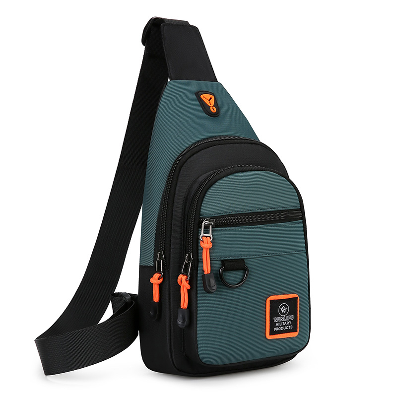 Casual Men Chest Bag Nylon Sma - Running Gear Backpack ulasan dan harga