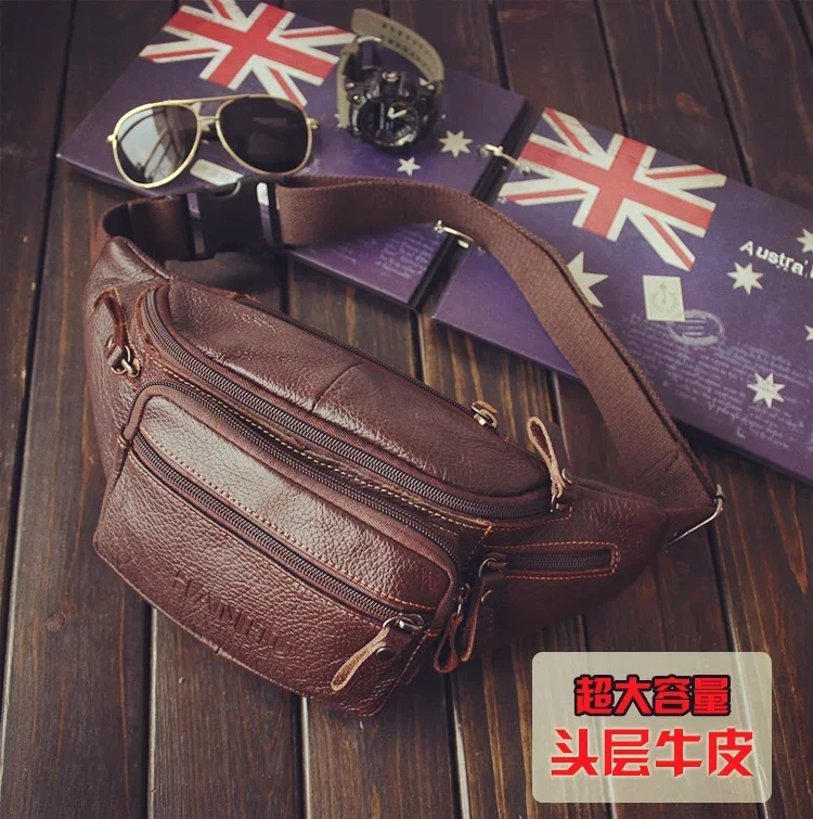 Genuine Cowhide Leather Waist  - Running Gear Backpack ulasan dan harga