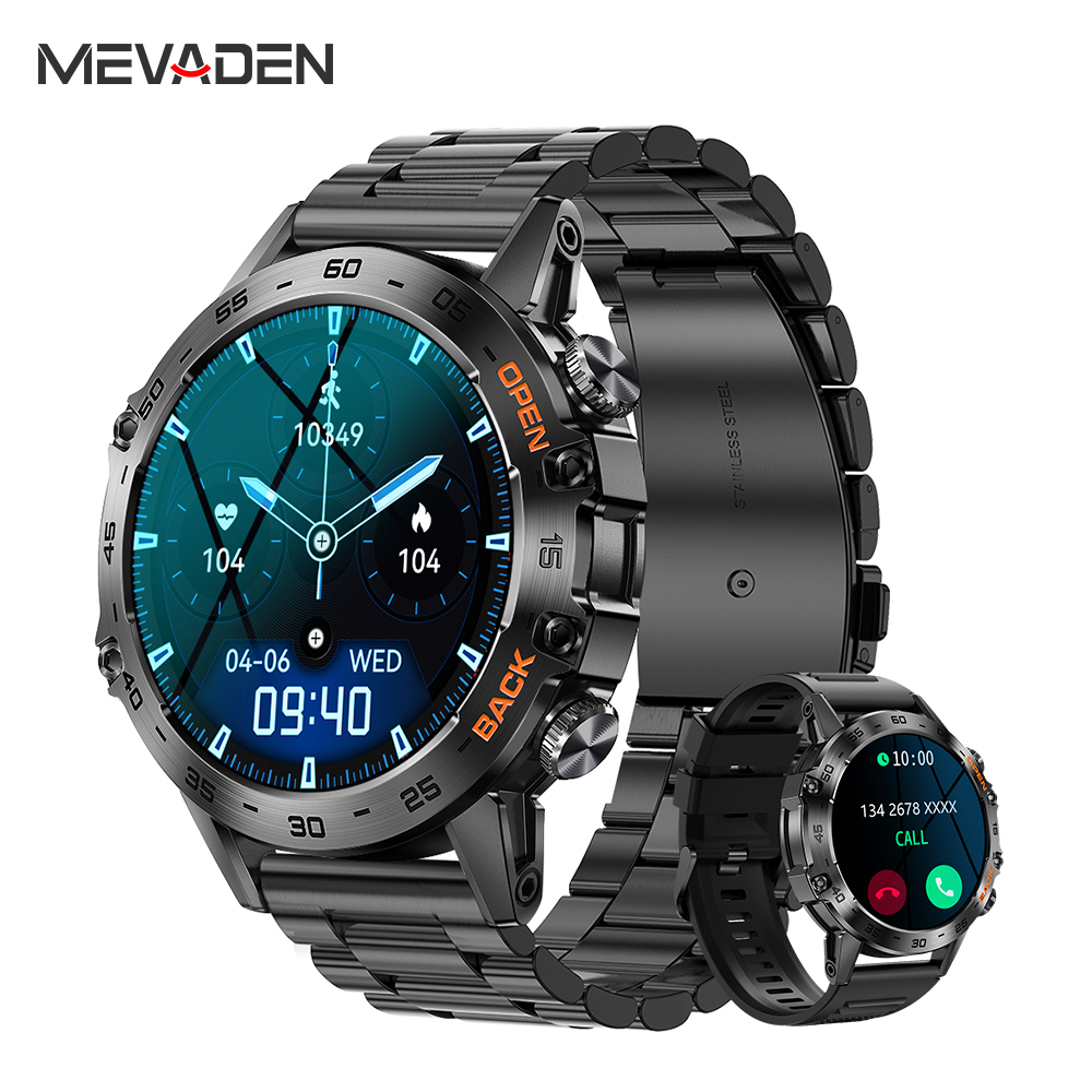 MEVADEN Steel 1.39 inch Men Lu - Gps Running Watch ulasan dan harga