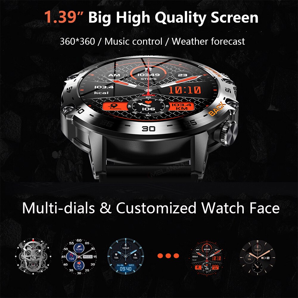 MEVADEN Steel 1.39 inch Men Lu - Gps Running Watch ulasan dan harga