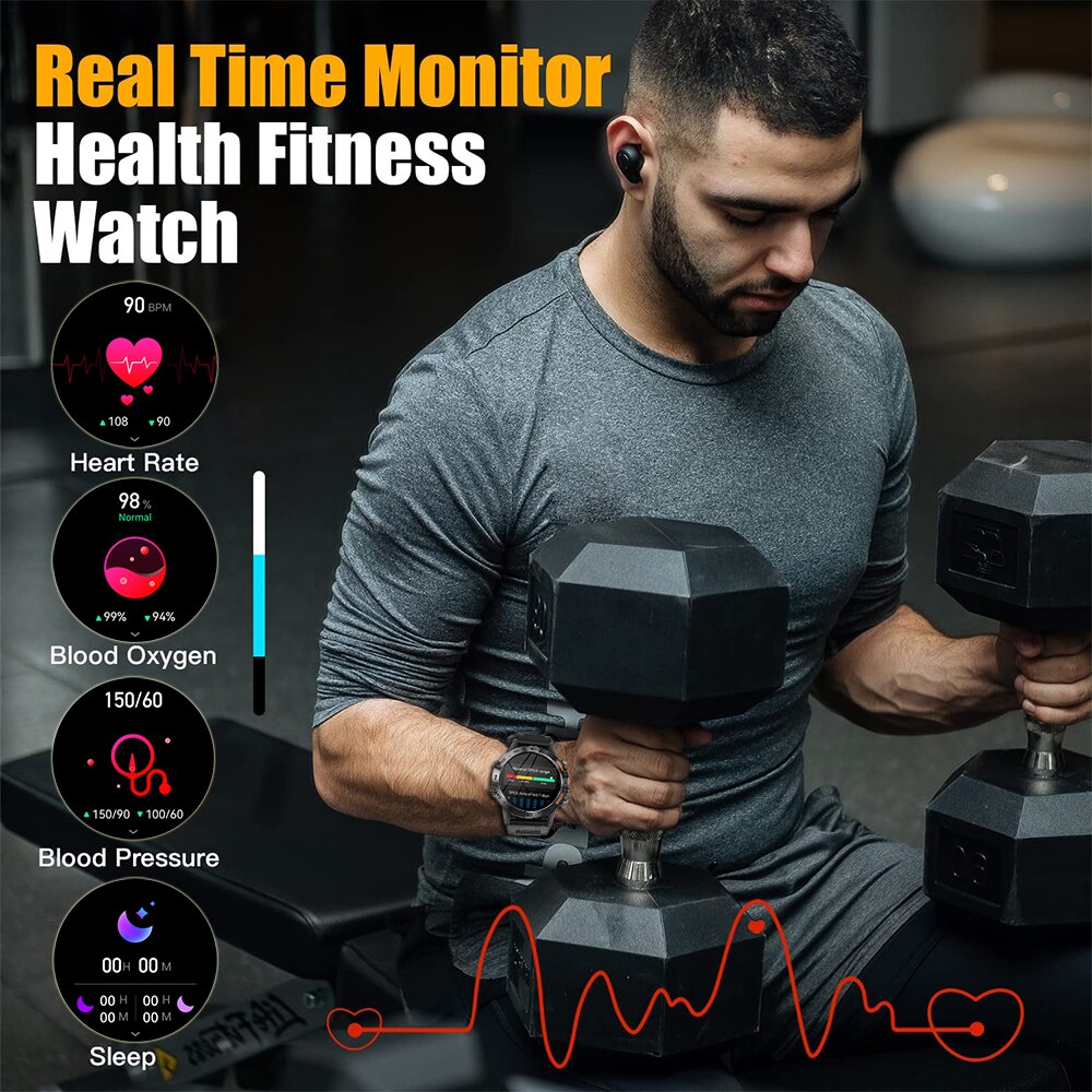 MEVADEN Steel 1.39 inch Men Lu - Gps Running Watch ulasan dan harga