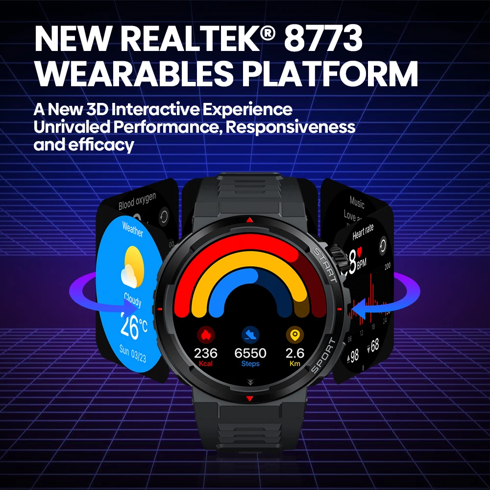 New Zeblaze Ares 3 Plus 1.43'' - Gps Running Watch ulasan dan harga