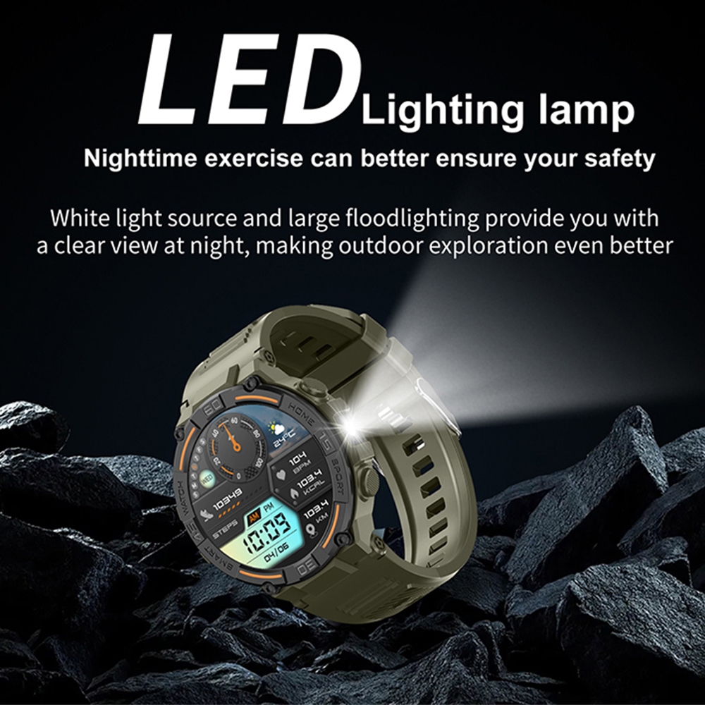 Outdoor Military Rugged Smartw - Gps Running Watch ulasan dan harga