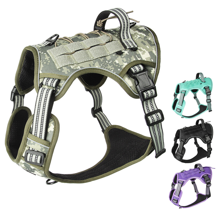 Reflective Dog Harness Tactica - Running Gear Dog ulasan dan harga
