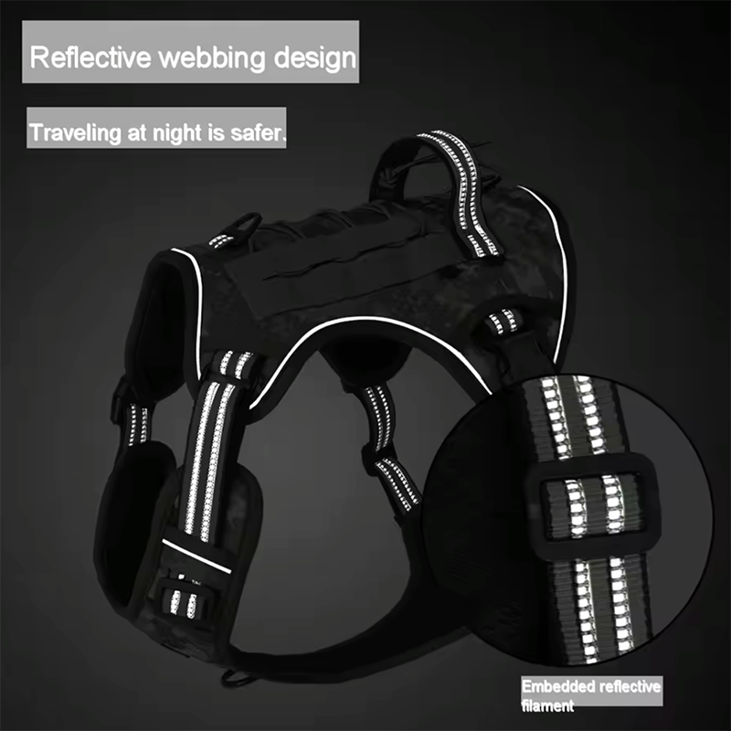 Reflective Dog Harness Tactica - Running Gear Dog ulasan dan harga