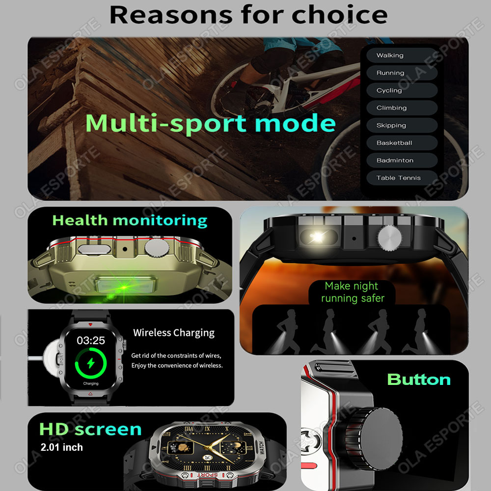 2026 New Military Smart Watch  - Gps Running Watch ulasan dan harga