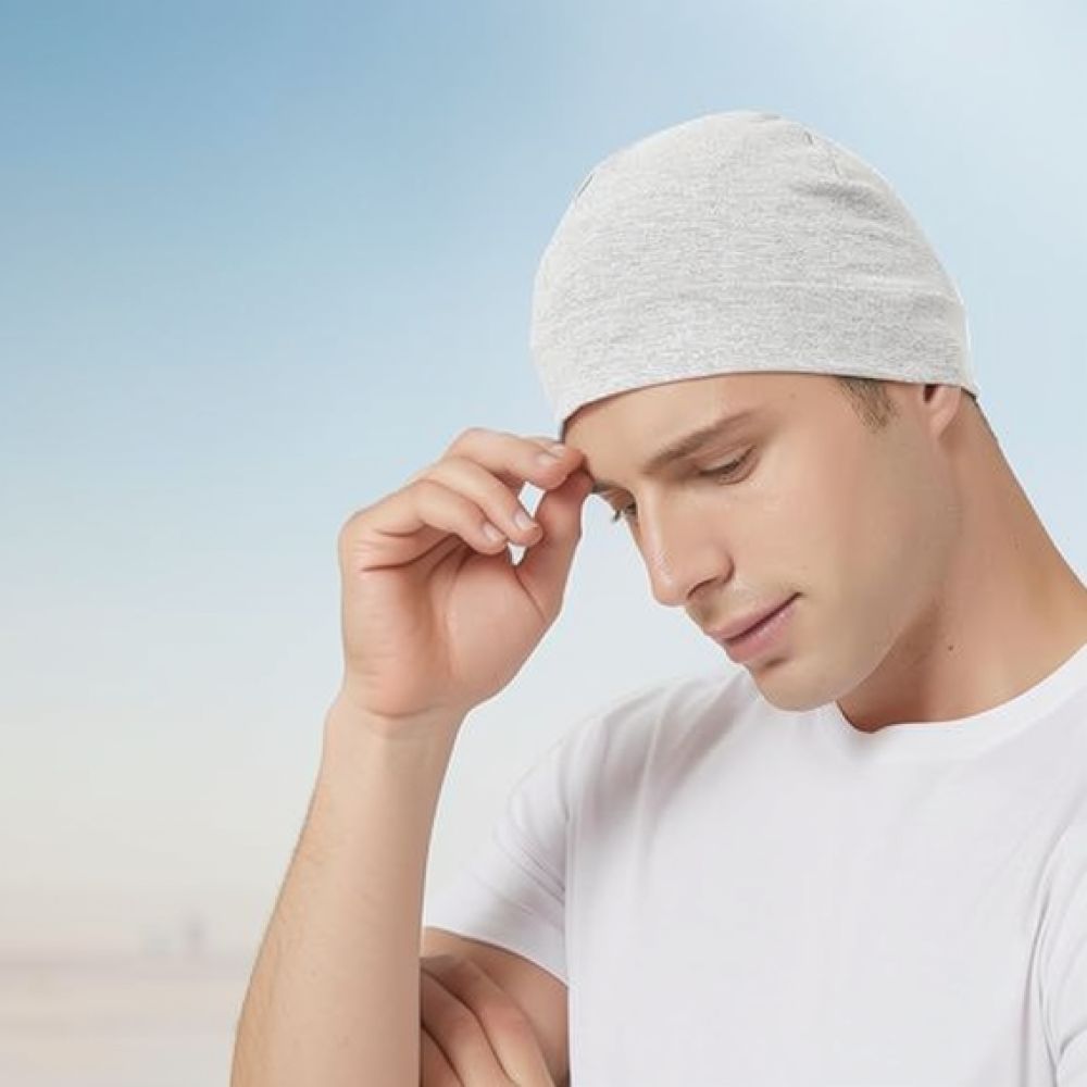 Warm Knitted Beanie Hat Men Wo - Running Gear For Winter ulasan dan harga